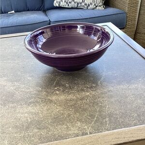 Fiesta Pedestal Serving Bowl - Plum